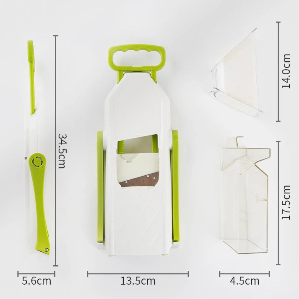 Kind Picks™ 4-in-1 Adjustable Vegetable Cutter: Multi-function Kitchen Tool (Random Color)